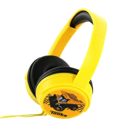 Tonka Truck Over The Ear Wired Headphones in Yellow