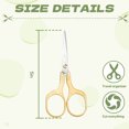 thumbnail image 2 of FACEGA 4Pcs Scissors All Purpose,Plum Blossom Relief 5" Mini Scissors,Pointed Embroidery Scissors,Multcolor3, 2 of 7