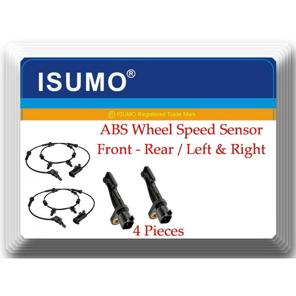 4 X ABS Wheel Speed Sensor Front-Rear Left/Right Fits: Jeep Wrangler 2007-2017