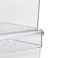 thumbnail image 5 of (4 pack) Mainstays Clear Plastic Glossy Small Shoe Box Organizer with Lid, Adult Size, One Pair Size, One Tier, 5 of 11