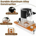 thumbnail image 1 of EGNMCR Tools&Home Improvement 2-in-1 Woodworking Slotting Auxiliary Positioning Bracket Slotted locator, 1 of 8