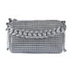 thumbnail image 2 of Bolso de hombro de cuero PU para mujer - Bolso cruzado con tira ajustable para trabajo y viajes, 17x11x8cm, plateado o negro, 2 of 6