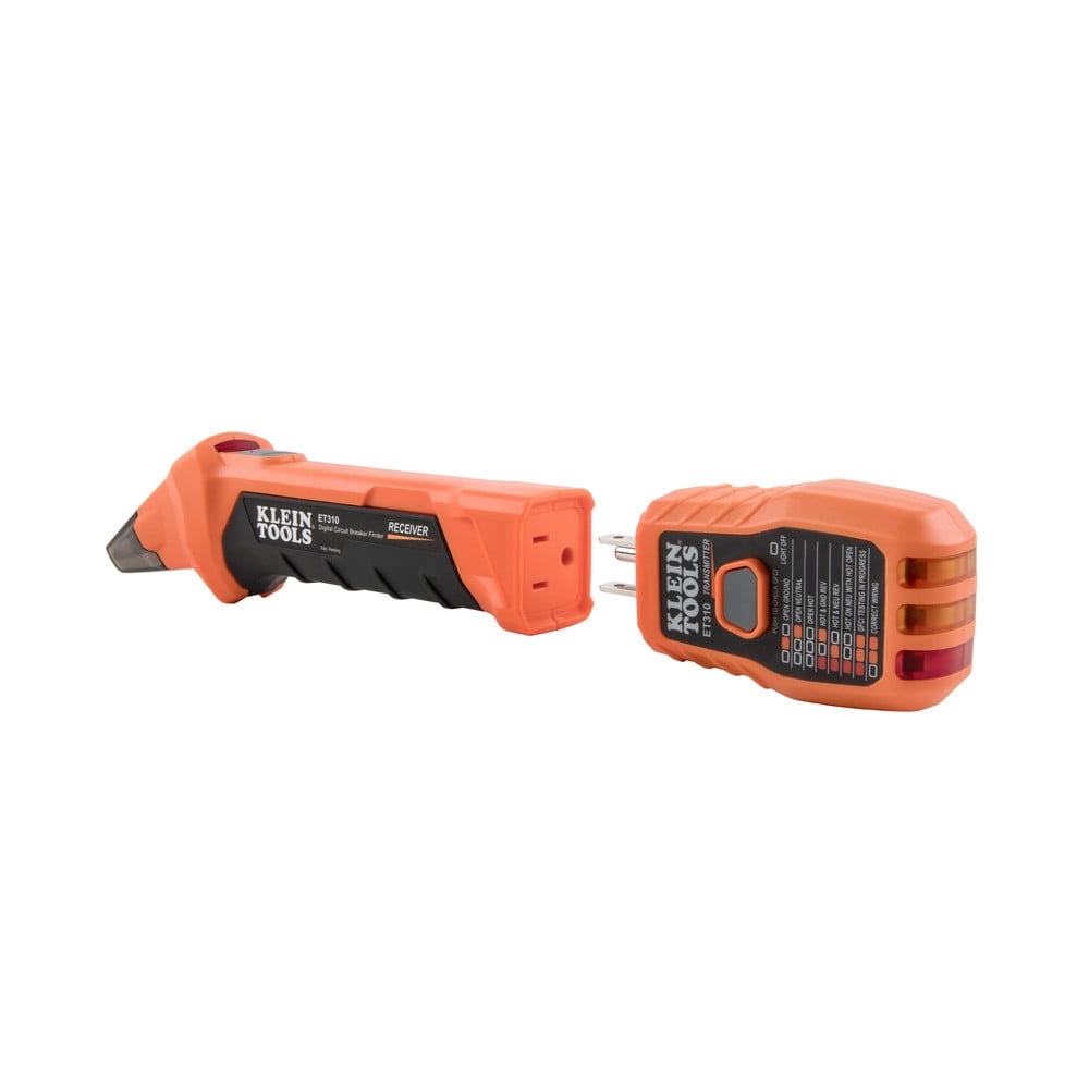 Klein Tools ET310 AC Circuit Breaker Finder, Electric Tester with Integrated GFCI Outlet Tester