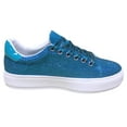 thumbnail image 4 of Women's Cuce Teal Jacksonville Jaguars Team Color Crystal Sneakers, 4 of 4