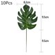 thumbnail image 1 of Hojas de palma Tropical verano Monstera hojas de tortuga de seda artificiales para el hogar hawaiano Luau playa decoración del banquete de boda plantas falsas Tan Jianjun unisex, 1 of 2