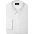 thumbnail image 1 of Club Room Camisa de vestir con botones de ajuste clásico para hombre, color blanco, cuello de 18 pulgadas, manga de 34 a 35 pulgadas, 1 of 1