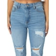 thumbnail image 4 of Celebrity Pink Juniors High Rise Slim Straight Jeans 27", 4 of 4