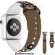 thumbnail image 2 of Correas deportivas de Halloween compatibles con Apple Watch para mujeres y hombres con estampado de calabaza y flores negras., 2 of 4