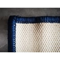 thumbnail image 4 of Deerlux QI003642.S 4 x 6 ft. Transitional Living Room Area Rug with Nonslip Backing, Blue - Medallion Pattern - Small - Rectangle, 4 of 4