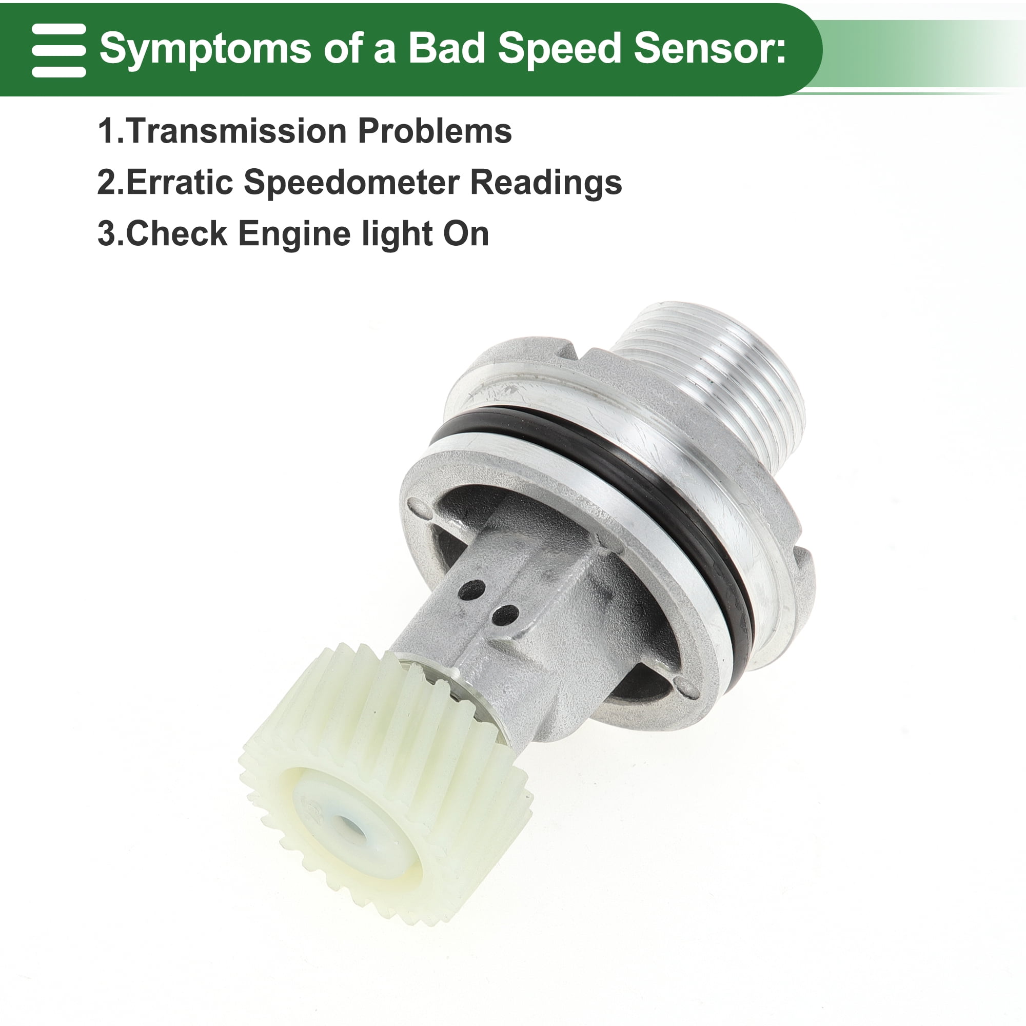 マ Unique Bargains 1 Pc No.MD739295 Transmission Speed Sensor for