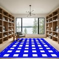 thumbnail image 2 of ODIKA 4'x6' Machine Washable Non-Slip Area Rug, Geometric Blue High Traffic Rug, Blue, 1051768, 2 of 7