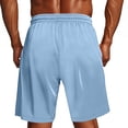 thumbnail image 3 of LEKWK Cargo Shorts for Men Elastic Waist Quick Dry Casual Athletic Shorts Lightweight Loose Fit Workout Shorts with Pockets for Hiking Outdoor Travel Fishing, 3 of 7