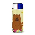 thumbnail image 1 of ""Caroline'S Treasures Huevos de Pascua Chow Red Michelob Ultra Hugger para latas delgadas Lata delgada multicolor"", 1 of 1