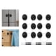 thumbnail image 5 of Cerraduras de cajón de 6 piezas, cerradura de gabinete de seguridad para niños, cerraduras de gabinete combinadas, cerradura de refrigerador para , negro, 5 of 8
