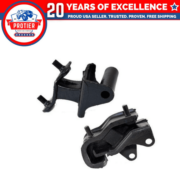 Front & Rear Transmission Mount Set 2PCS for 2006 - 2008 Honda Pilot 3.5L Replaces A4531; A65008 A4532
