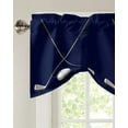 thumbnail image 3 of Golf Sports Theme Kitchen Curtains Balcony Adjustable Roman Blinds Small Short Curtain for Living Room, 3 of 6