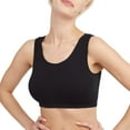 thumbnail image 5 of Hanes Bralette 3-Pack Women's Bra Cotton Scoopneck Crop Sports Low Impact HFA002, 5 of 6