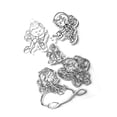 thumbnail image 1 of Sellos de goma transparentes de silicona Sunnimix para decoración de manualidades 16 x 11 cm, 1 of 8