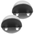 thumbnail image 2 of Wall Door Stopper Stainless Steel Rubber Impact Protection Minimalist Design For Homeowners Office Users 2Pcs, 2 of 5