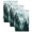 Blue, Teal, White, variant on Black Forest Kitchen Towels Set of 2, Nature Foggy Mountain Pine Tree Absorbent Dish Towels for Kitchen, Microfiber Hand Towel, Quick Drying Tea Towel for Cleaning Decorative Dishcloths