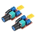 thumbnail image 1 of DC 3-35V 5A, Motor Velocidad Controlador, Regulador Ajustable Interruptor Mini LED Atenuador Paquete de 2, 1 of 5