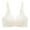 White, variant on GEWSEY V Lace Wireless Jelly Bra Seamless Push Up Bras for Women No Underwire Full Coverage Comfortable Sleep Bralette (Sky Blue, XL)
