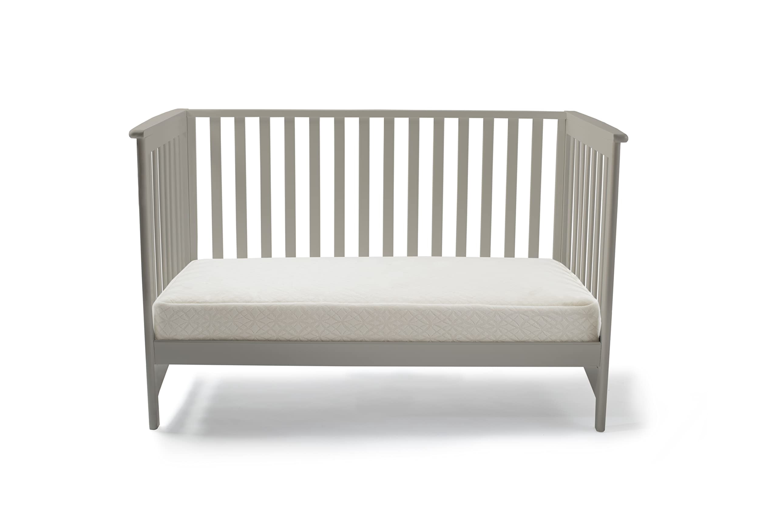 Naturepedic Organic 2-Stage Baby Crib Mattress - Lightweight Infant & Toddler Bed - Ultra Breathable Waterproof Pad - Standard Size