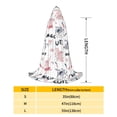 thumbnail image 2 of Honeii Cute Magic Bunny Print Poncho Cape, Cloak Coat, Snuggly Hooded Wearable Blanket, Hooded Cape For Teenagers,Halloween Costumes-Medium, 2 of 7