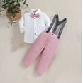 thumbnail image 5 of Fesfesfes Toddler Boy Outfits 6 Months-5 Years Boys Dress Clothes Suits Toddler Gentleman Shirt Pants Wedding Formal Outfits 4-5 Years, 5 of 7