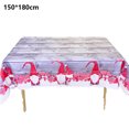 thumbnail image 2 of Christmas Table Cloth, Decorative Fabric Table Cover for Holiday and Indoor Use 150*180cm, 2 of 5