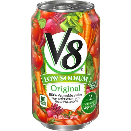 UPC 051000170859 - V8 Low Sodium 100% Vegetable Juice, 11.5