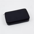 thumbnail image 1 of Bey-Berk International BB631BLK Leather Multi Compartment Jewelry Box with Zippered Closure - Black, 1 of 1