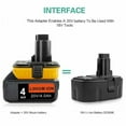 thumbnail image 4 of Turn Nickel Power Tool Charger with USB Interface for DEWALT Lithium Battery, 4 of 10