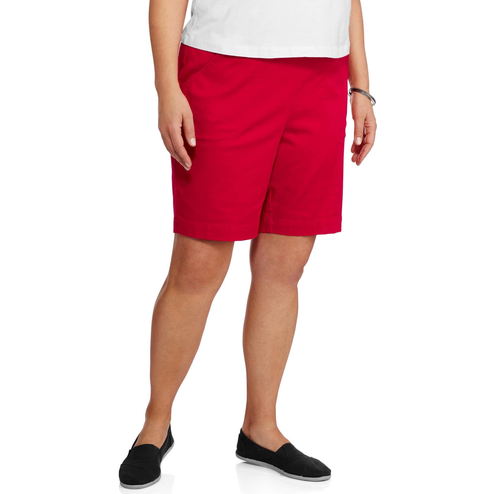 walmart women's plus size shorts