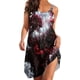 thumbnail image 1 of Vestido suelto para mujer, verano, playa, primavera, estampado atmosférico, vestido de verano para mujer, manga larga, casual Negro - M Negro - M Xishao ropa, 1 of 2