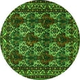 thumbnail image 1 of Ahgly Company Indoor Round Persian Green Traditional Area Rugs, 3' Round, 1 of 1