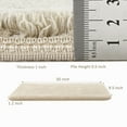 thumbnail image 4 of PURE ERA Bullnose Soft Plush Carpet Stair Tread Non-Slip Self Adhesive Skid Resistant Tape Free 9.5" x 30"x1.2" 7 Pieces Beige, 4 of 9