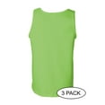 thumbnail image 3 of Gildan - Ultra Cotton® Tank Top - 2200 - 3 Pack - Multi-Pack - Lime - Size: S, 3 of 3