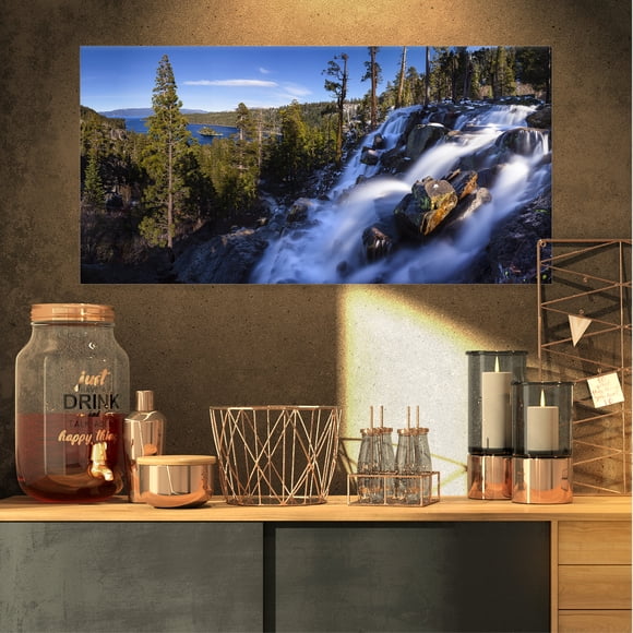 Eagle Falls Emerald Bay Lake Tahoe - Landscape Canvas Art Print