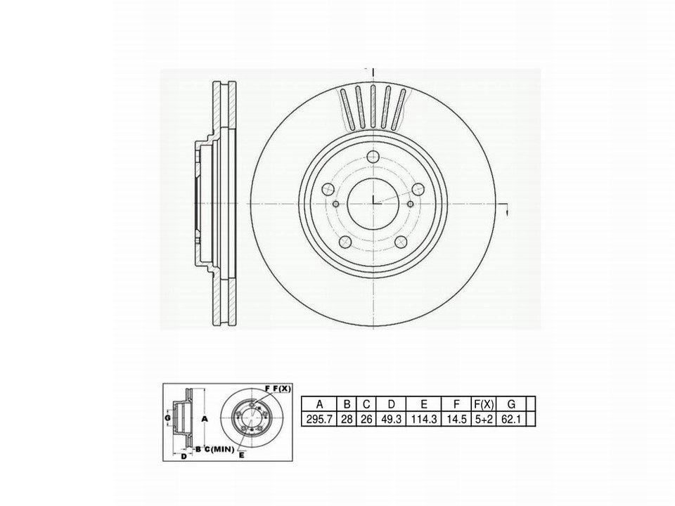 Winstop Brake Kits, Front WSK340, Lexus RX300 2001-1999