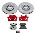 thumbnail image 2 of PowerStop Front Z36 Truck & Tow Brake Pad and Rotor Kit with Red Powder Coated Calipers Fits: FIAT JEEP Select Models KC7299-36, 2 of 4