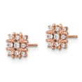 thumbnail image 2 of 14k Madi K Rose Gold Fancy CZ Earrings, 2 of 3