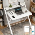 thumbnail image 6 of Ktaxon Folding Laptop Computer Desk Workstation Table No Assembly Wood Desktop Study Writing Desk Home Office Furniture, 6 of 6