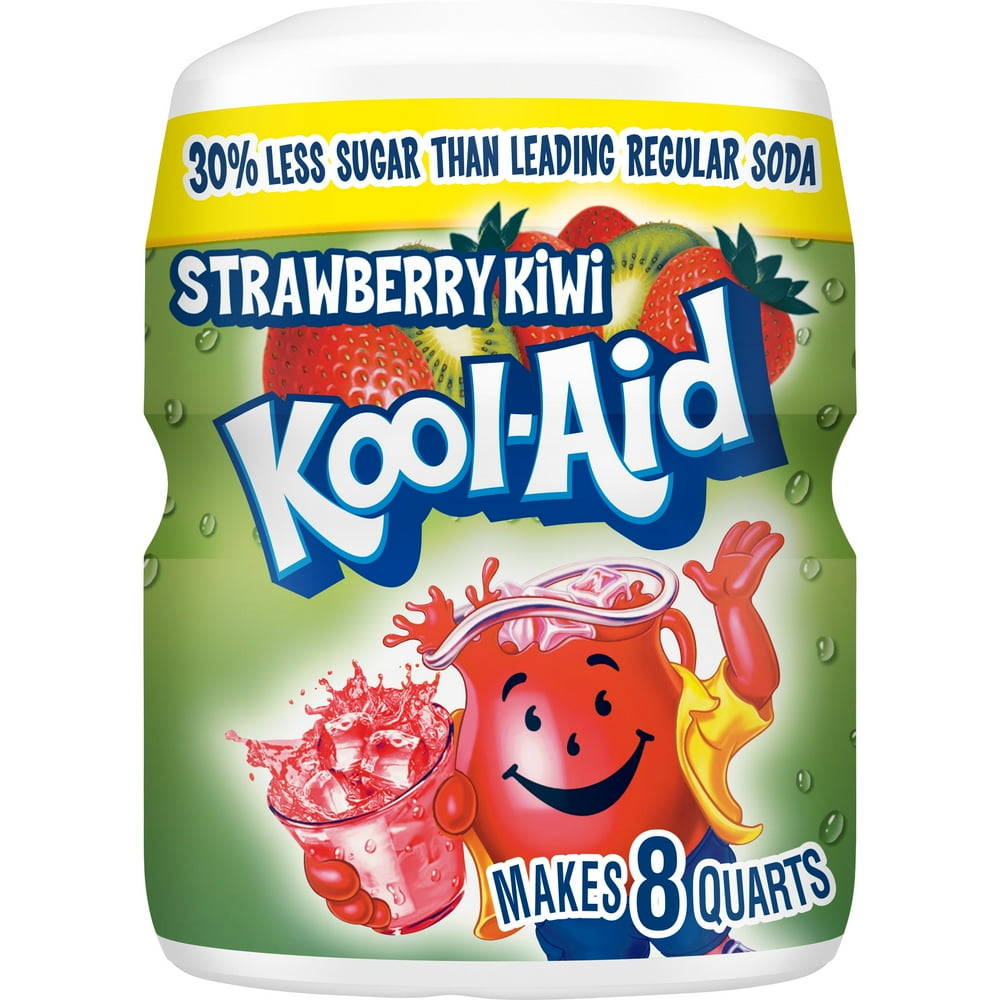 KoolAid SugarSweetened Strawberry Kiwi Artificially Flavored Powdered