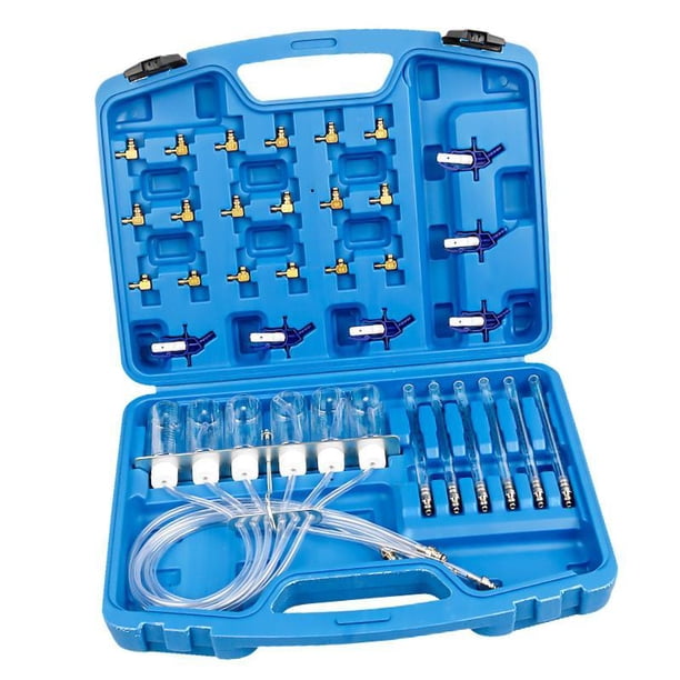 Kits de prueba de medidor de flujo de inyector de aceite Herramienta de reparación automotriz portátil