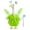 08-Green (fit 23in Goose), variant on SHENGXINY Porch Goose Outfits,Floral Dress with Hat Set,Goose Outfit Clothes,Patio Garden Costume Decor multicolor 16.9x19.7in
