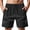 Black, variant on Men Swim Trunks Gym Shorts with Mesh Liner Zipper Pocket Quick Dry Breathable for Workout Runing Beach Pool
