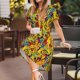 thumbnail image 3 of Balery Dancing African Women Vestidos sueltos de manga corta para mujer, vestidos de verano 2025, vestidos casuales de corte A con vuelo., 3 of 6