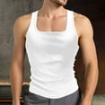 thumbnail image 2 of Men's Solid Color Mesh Hooded V-Neck Hollow Out Sleeveless Loose Fit Athletic Tank Top for Casual Workout and Summer Comfort Mens Muscle Gym Tank Top Breathable Sleeveless Shirts for Active Men, 2 of 7