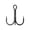 Black, variant on Berkley® Fusion19™ Treble 1x Hooks